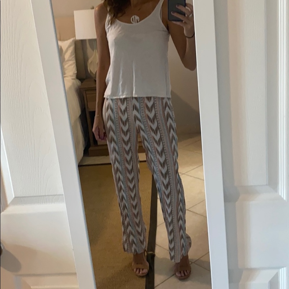 Boho wide leg breezy pant